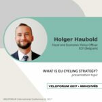 Veloforum 2017 speakers. Holger Haubold