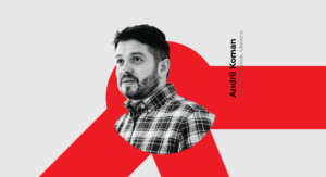 Speakers. Andrii Koman